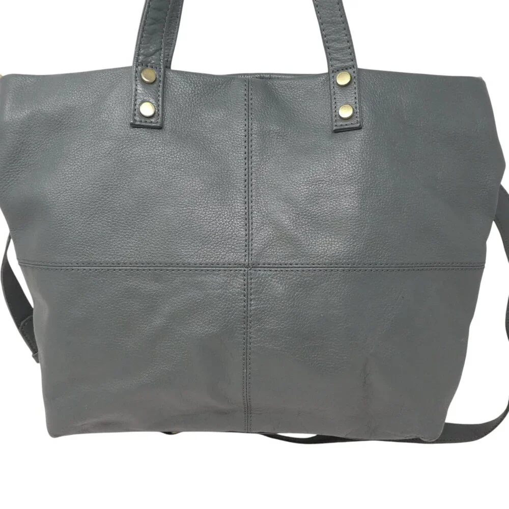 Aspen Green Leather Tote Shoulder Bag Purse Crossbody